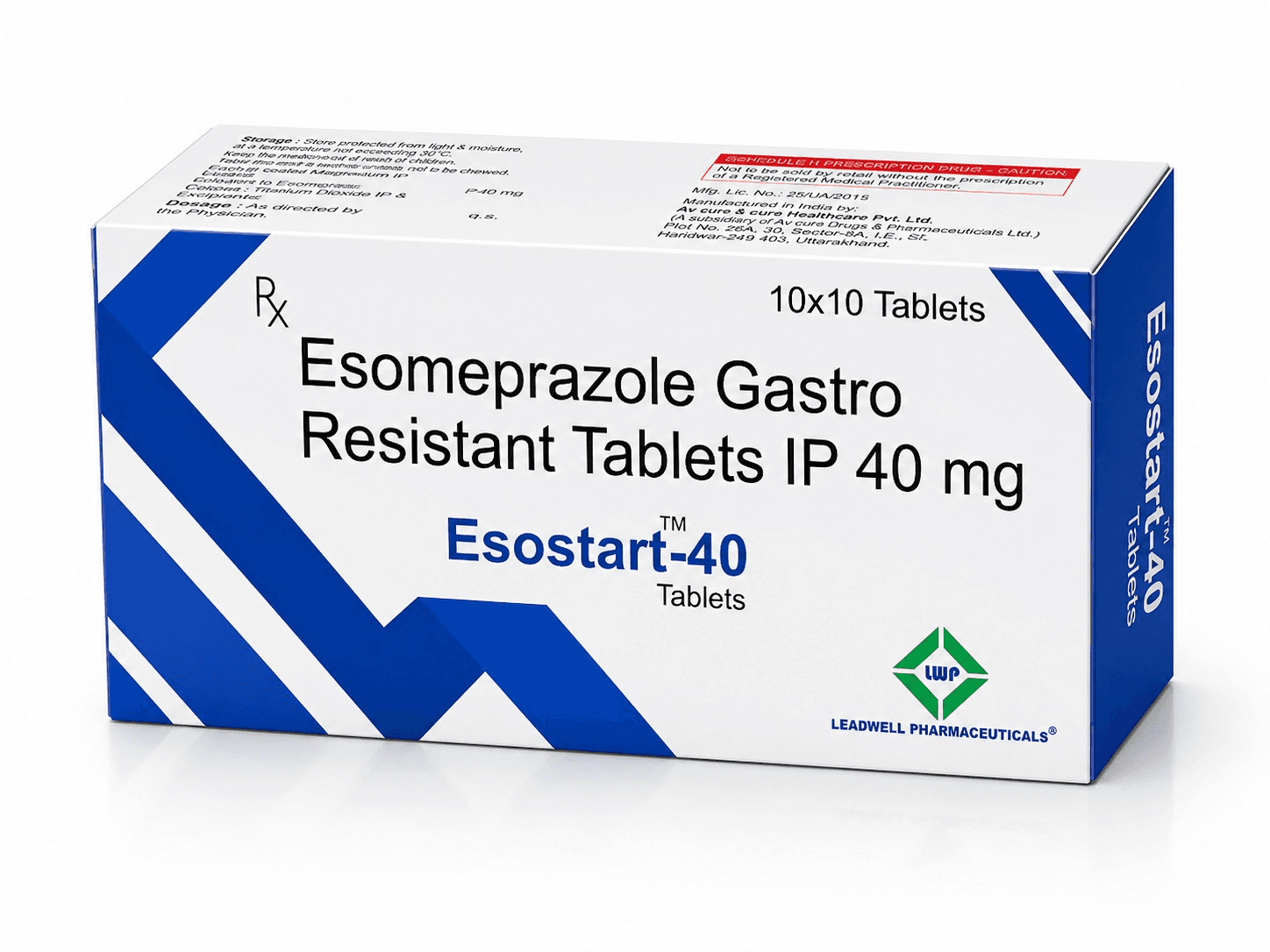 ESOSTART-40 pharmaceutical product by Leadwell Pharmaceuticals