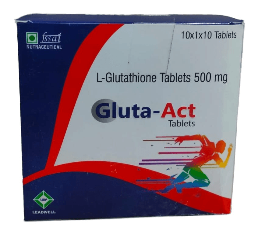 GLUTA-ACT pharmaceutical product by Leadwell Pharmaceuticals