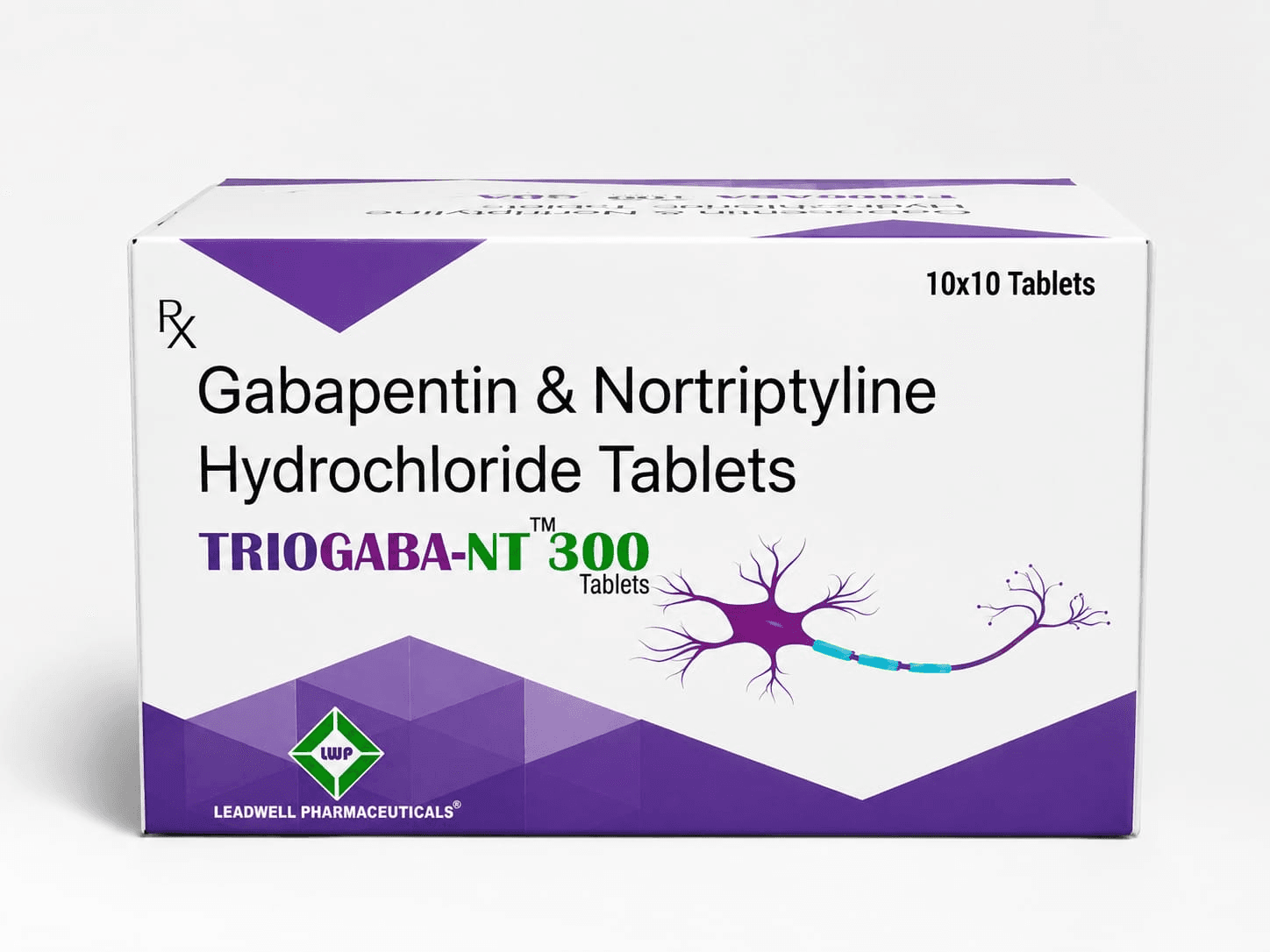 TRIOGABA-NT 300/10 pharmaceutical product by Leadwell Pharmaceuticals